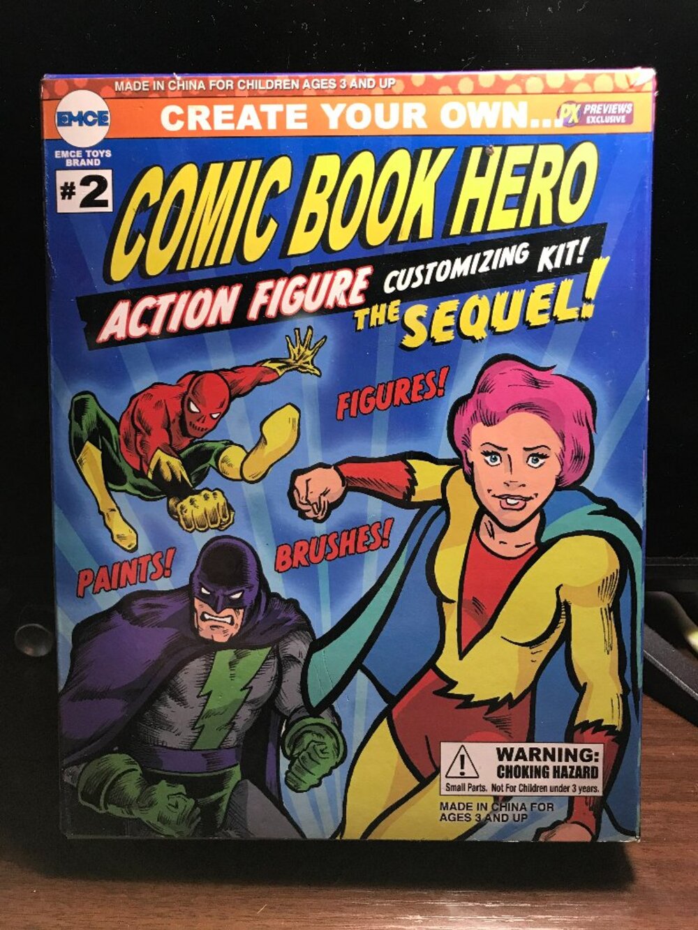 EMCE Toys Comic Book Hero Action Figure Customizing Kit, The Sequel #2